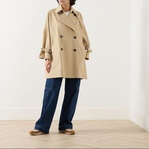 Max Mara Weekend Zelante Reversible Oversized Raincoat
